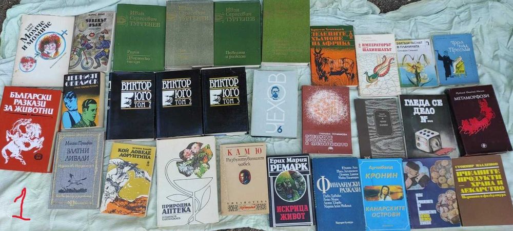 Продавам много и най-различни книги и грамофонни плочи