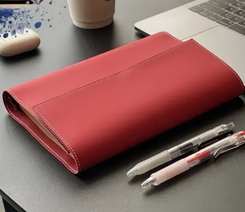 Красный блокнот A5