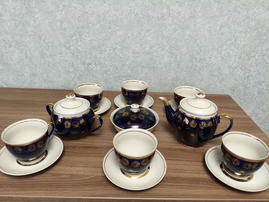 Продам сервиз Рыбки, чайный сервиз,стаканы