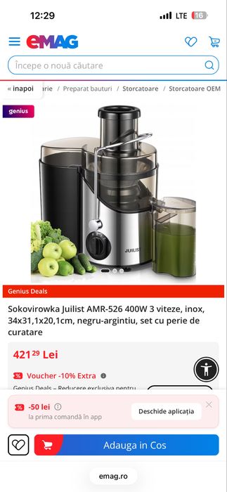 Storcator fructe Juilist AMR 256