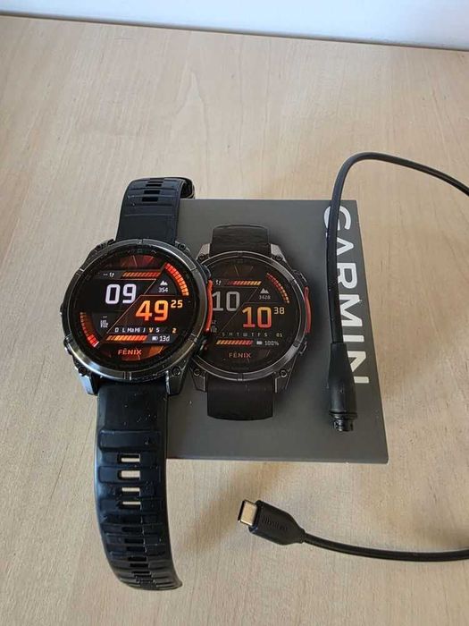 Garmin Fenix 8 AMOLED 47mm – Titanium – Ca nou / Impecabil