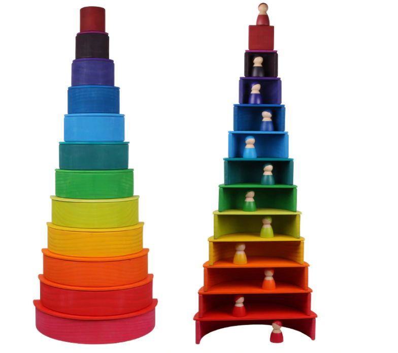 НОВО ! Голям Дървен сет GRIMM'S WOODEN TOYS / Грим / Гримс