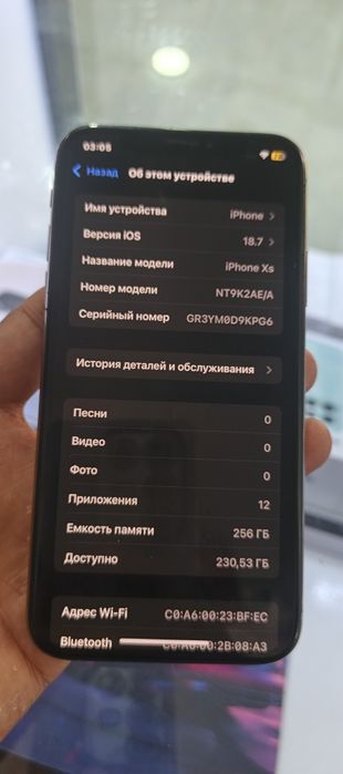 iPhone XS yangiday 256gb