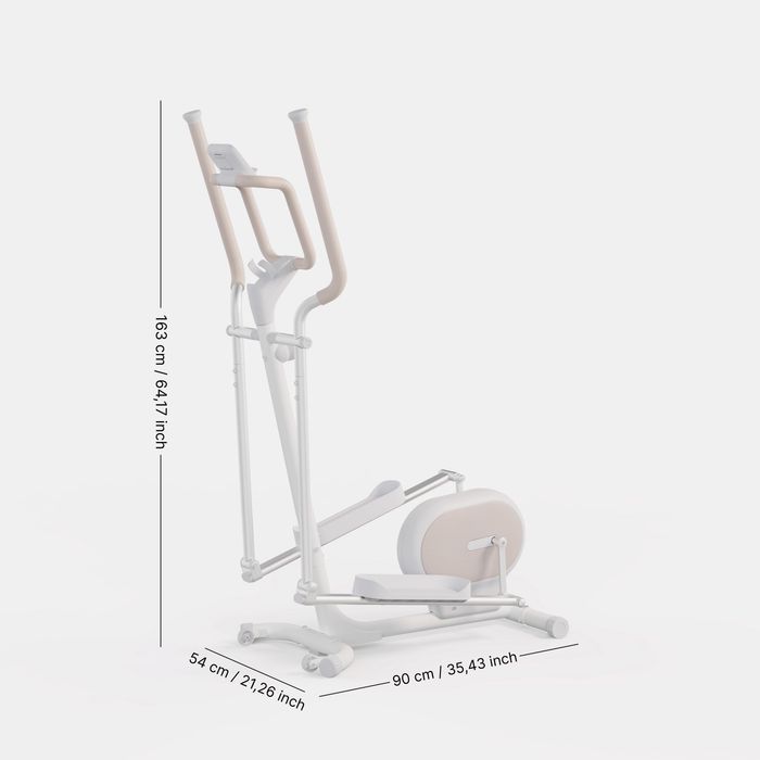 Bicicletă eliptică Initial Elliptical 100 Alb - (SecondHand) Decathlon