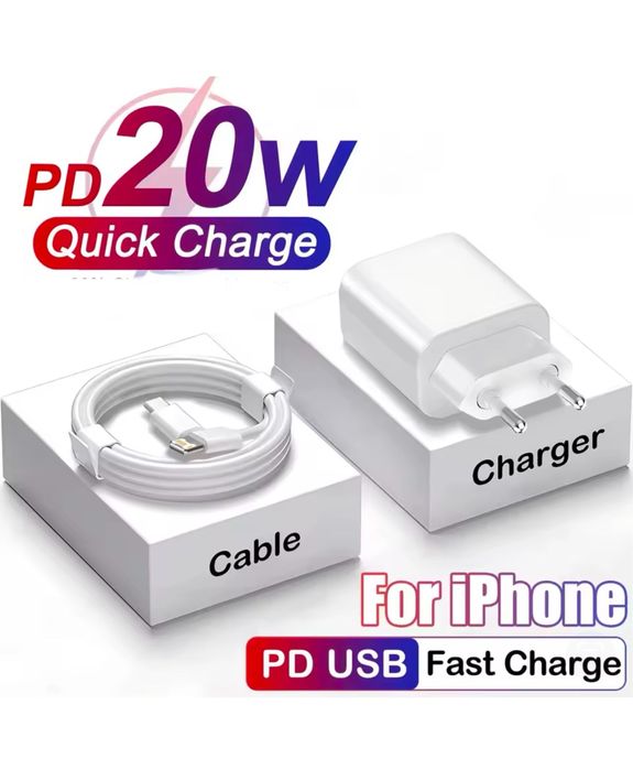 Iphone 11/12/13/14/15/16/PRO MAX Incarcator Fast 20W/35W Adaptor Cablu