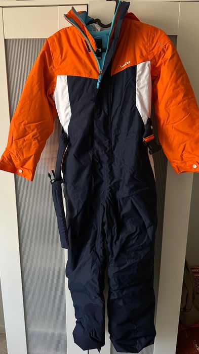 Детски топъл непромокаем ски гащеризон WEDZE универсално - 8 г.