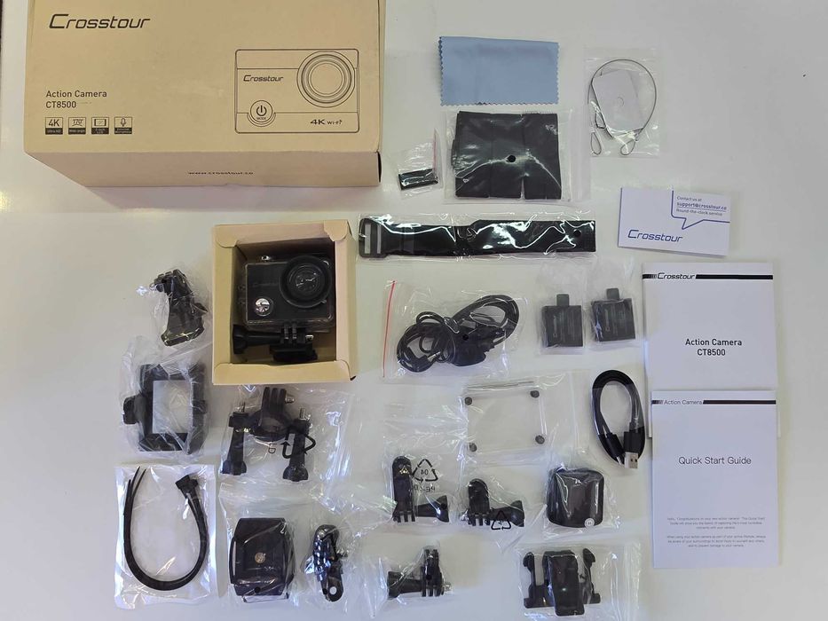 Екшън камера Crosstour CT8500 WiFi 4k с две батерии