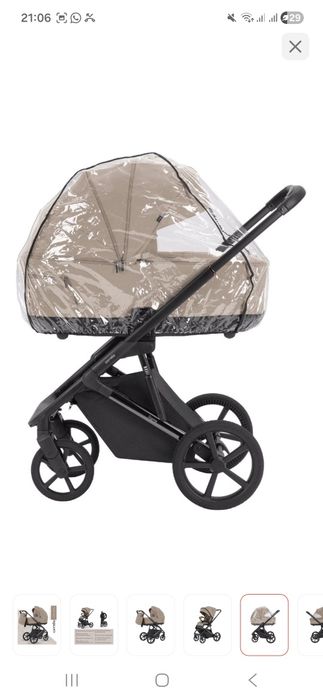 Коляска детская 2 в 1, Carrello