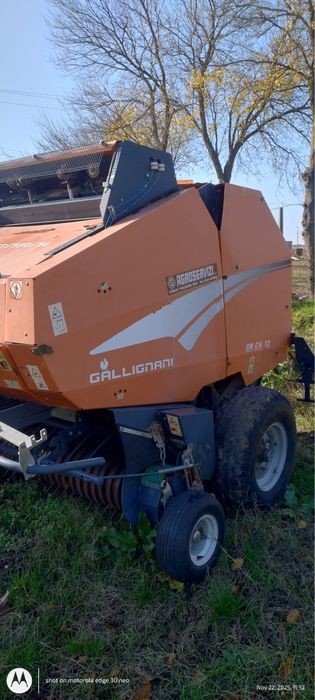 Presa baloti rotunzi Galligani