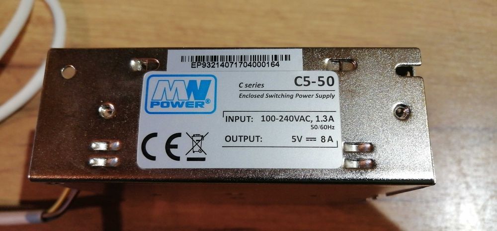 Захранване 5V-8А Импулсно захранващо устройство