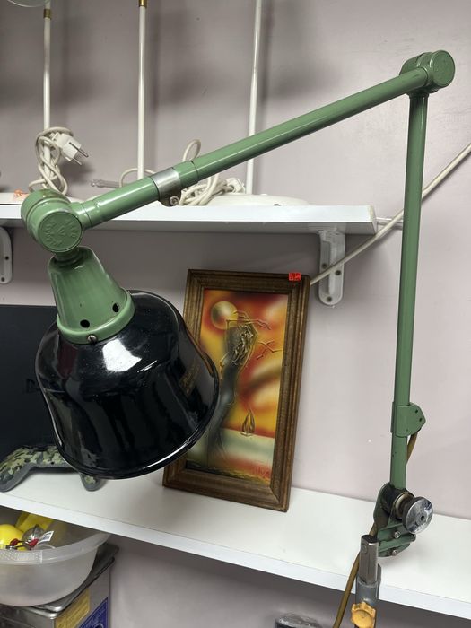 Работна лампа от 50-те години на миналия век от Кърт Фишер за Midgard