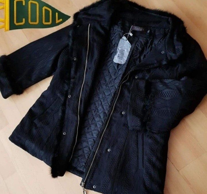 Jacheta matlasata Max Mara,sezonul rece, insertii blanita naturala/Ita