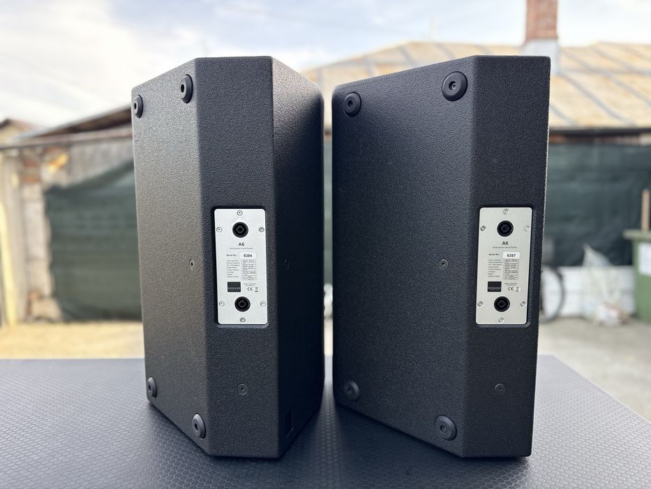 Boxe/topuri/monitoare  pasive Seeburg Acoustic Line A6 + huse in stare impecabila