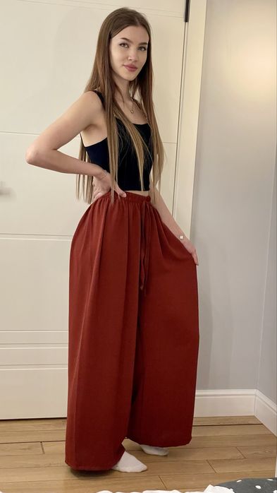 Кюлоты из ткани сингапур