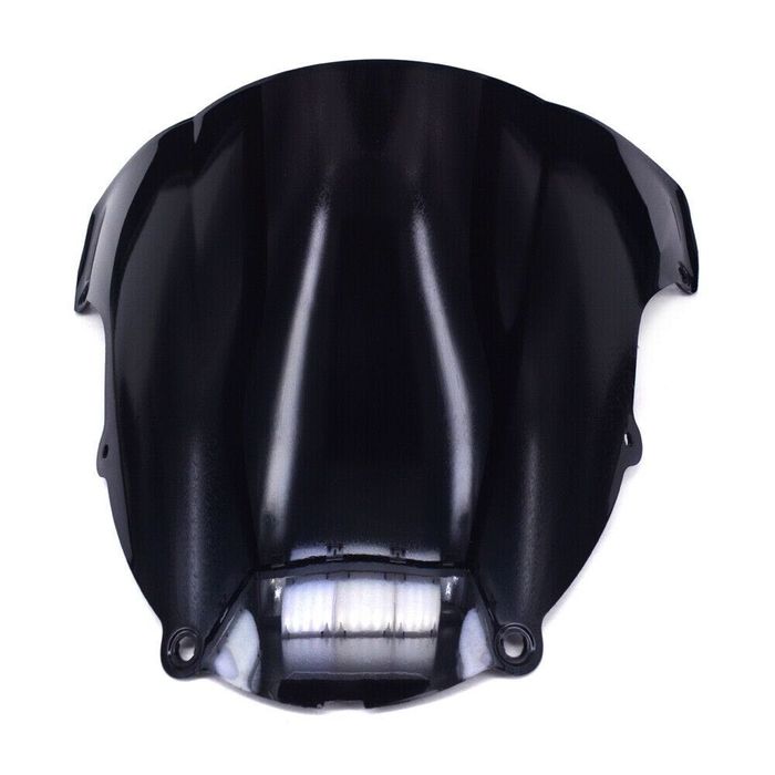 Parbriz Double Bubble Fumuriu Kawasaki ZX6R 2003-2004 Negru ZX6 PB027