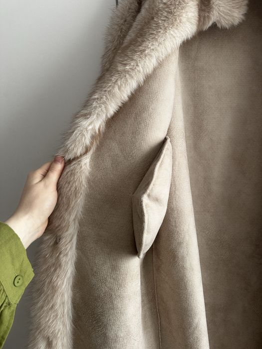 Эко шубка оверсайз