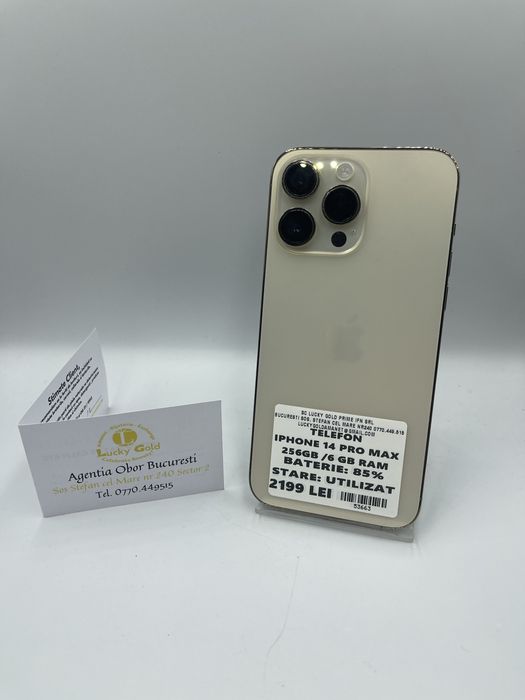 Iphone 14 Pro Max / 256GB / 85% Bat FACTURA/GARANTIE #53663