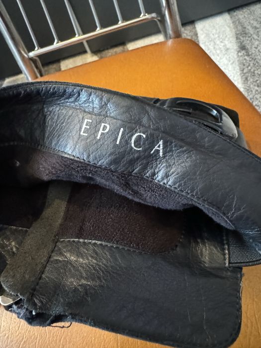 Cizme EPICA negre, 254919, din piele intoarsa