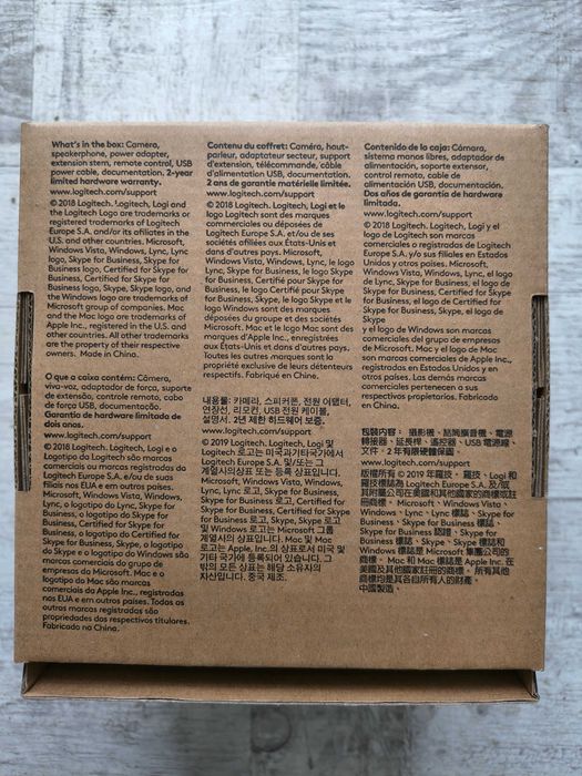 Logitech BCC950 webcam full HD conferință USB telecomandă. Full box!