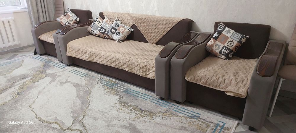 Диван и 2 кресла