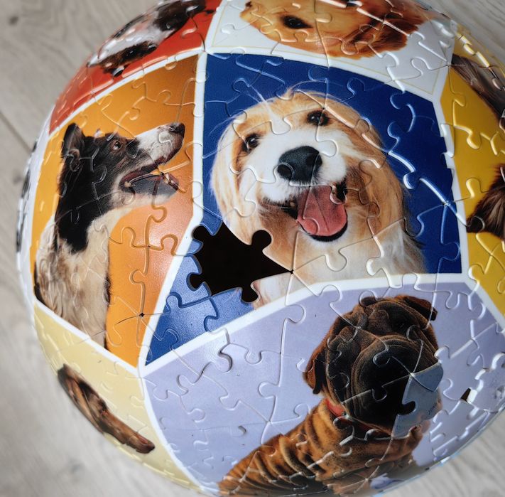 Puzzle шаровые пазл мир собак 540  puzzle