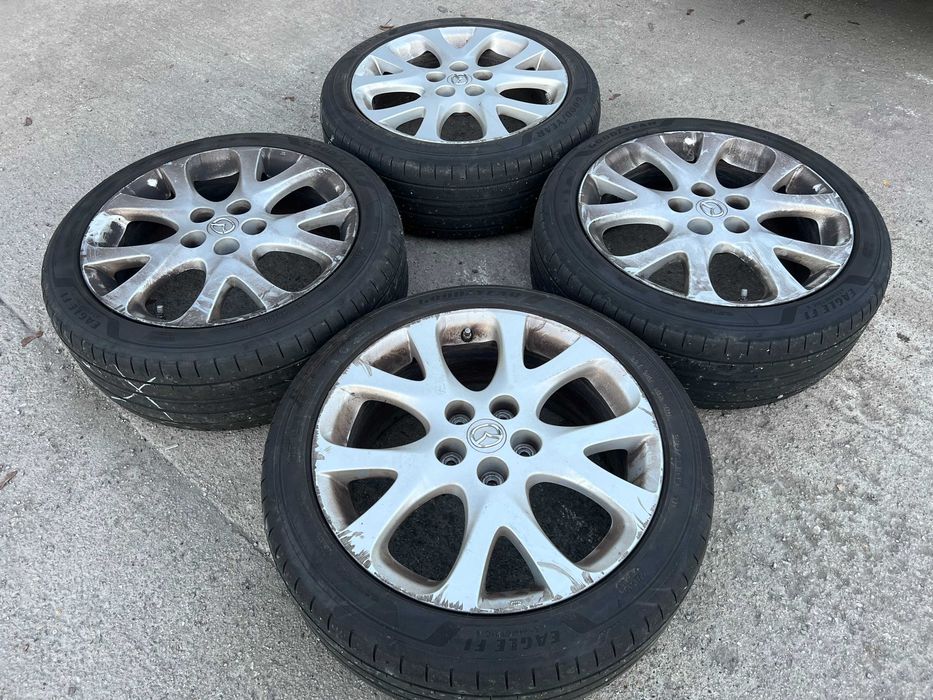 Гуми с джанти 225/45/18 7.5Jx18 ET60 от Мазда/Mazda 6 SPORT!