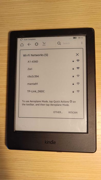 Електронен Четец Kindle Basic 2 (2016) - Добро Състояние