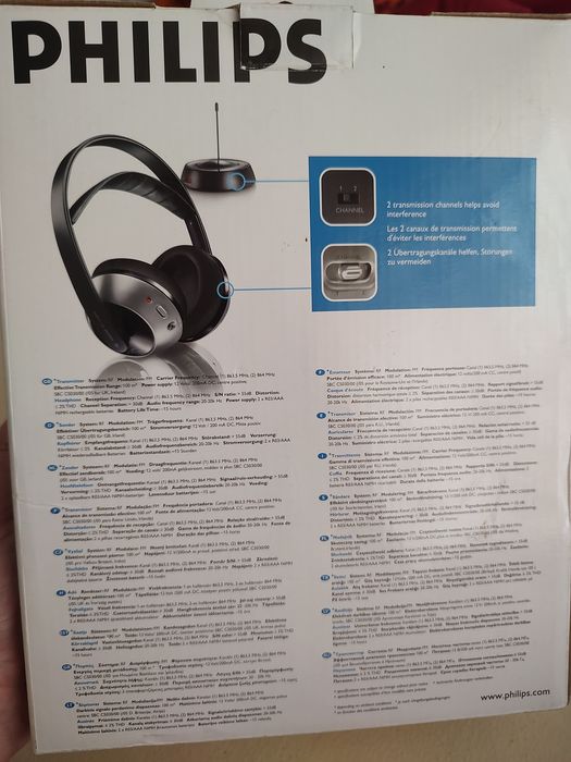 Căști Philips wireless  noi la cutie