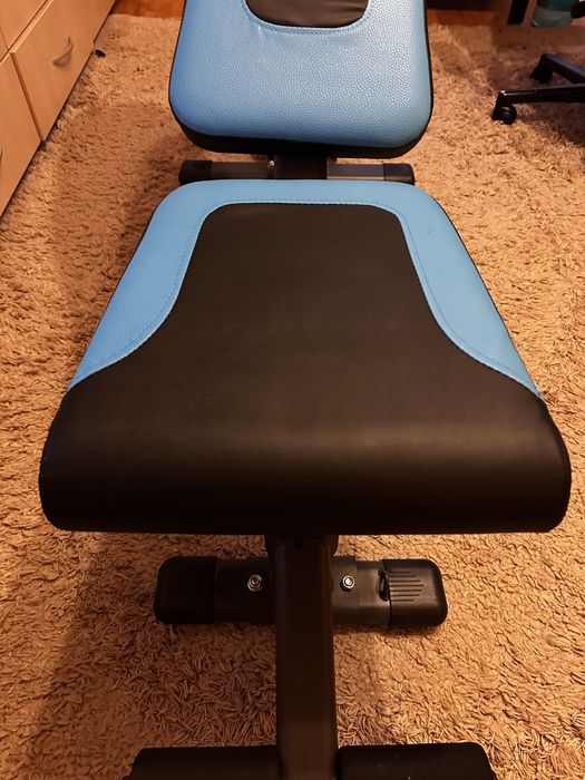 Banca fitness reglabila +gantere