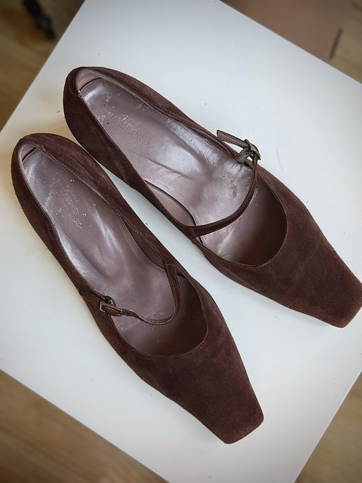 Y2K дамски обувки от велур