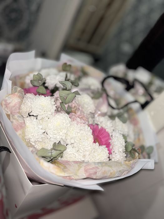 Цветы в каробке красивые