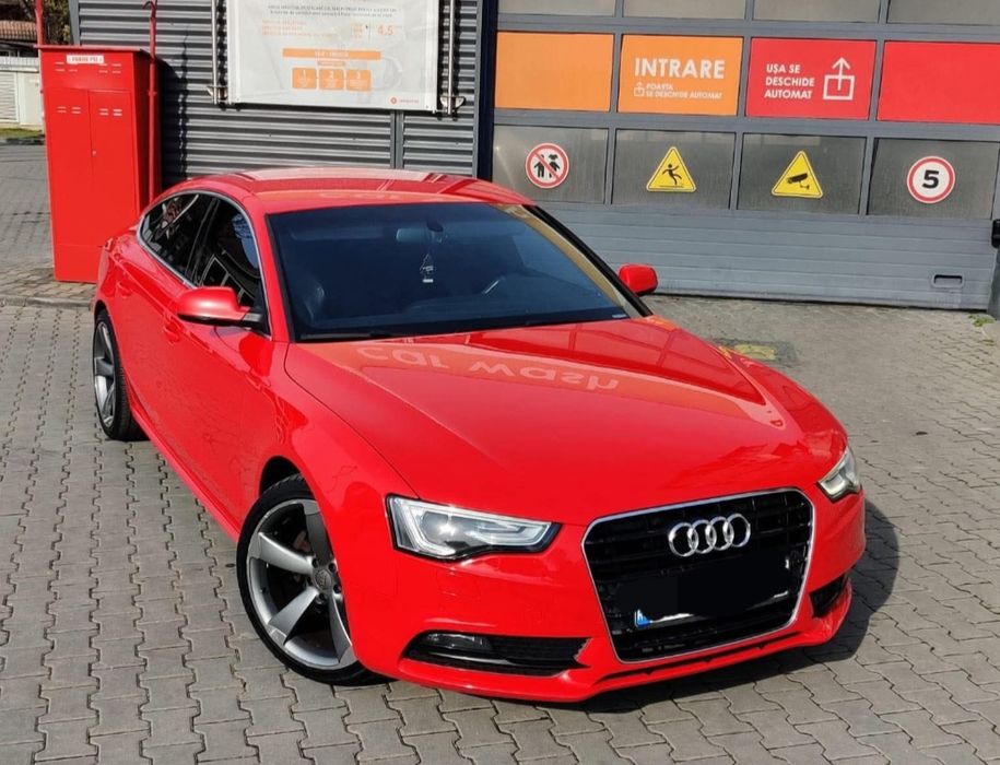 Vând audi a5 1,8 benzină tfsi sportback facelift.. nr. 0757772921  preț 9500 € usor negociabil