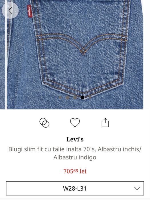 Vand blugi Levi’s