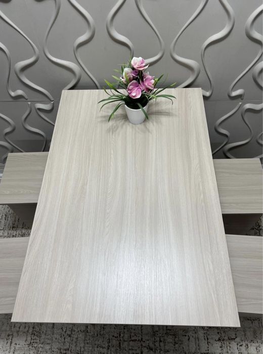 Комплект кухонный стол+ 4 табуретки, прямая доставка из цеха