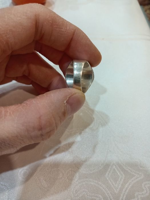 Кольцо серебро размер 18.5