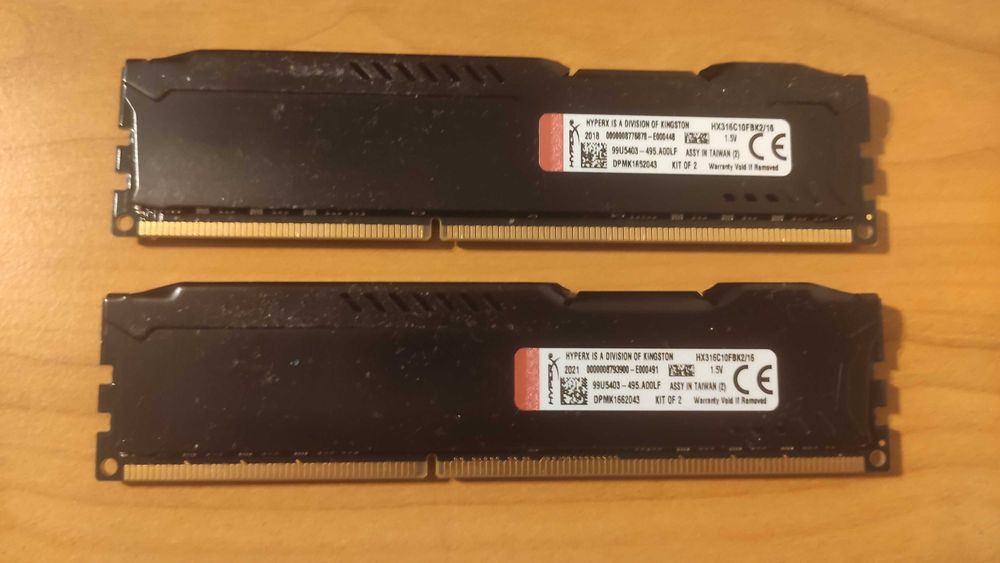 Memorie RAM Kingston HyperX Fury 16GB (2x8GB) DDR3 1600Mhz CL10