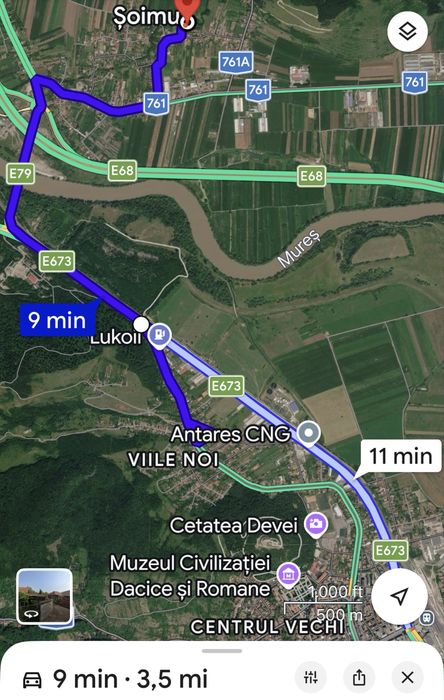 intravilan 1.500 mp Șoimuș, lângă Deva