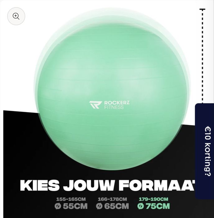 Топка за йога Rockerz