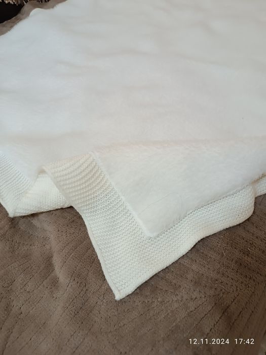 Детский вязанный плед