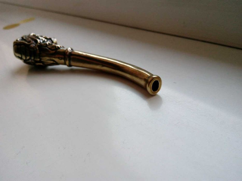 курительная трубка бронзовая (№48)