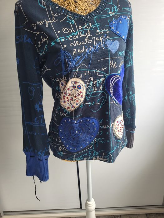 Bluza albastra Desigual