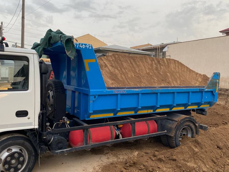 Isuzu zil kamaz klines qum samosval 6 kuba