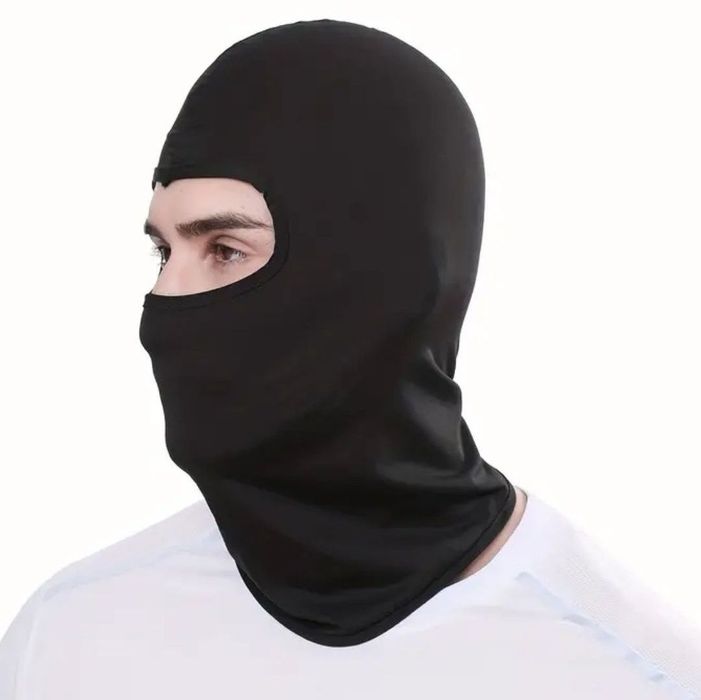 Masca Moto , Cagula Moto neagra , material subțire vara