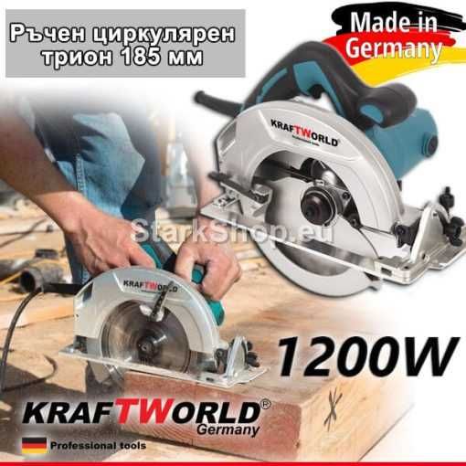 Електрически Ръчен Циркуляр KRAFT 185mm 1200W