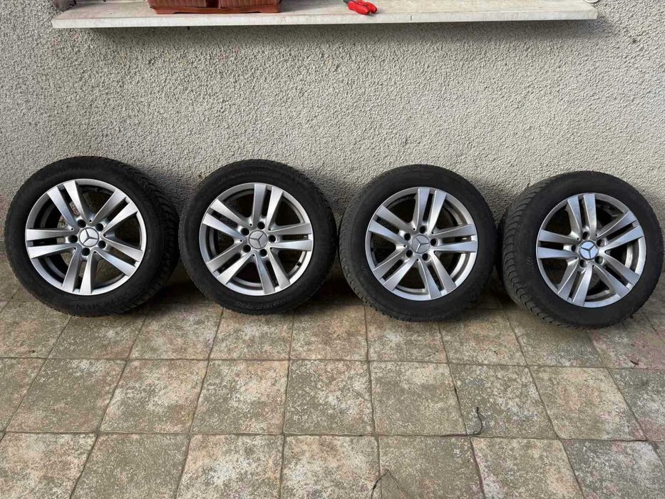 Джанти 16" ET37 7J 5x112 66.6mm +Гуми зимни