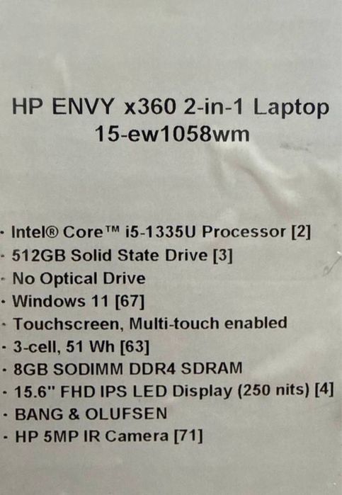 HP Envy x360 2-1