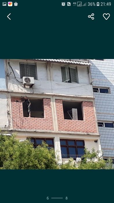 Кладка кирпича БАЛКОНОВ В  Ташкенте  !  Быстро и качественно.  Ойбек !