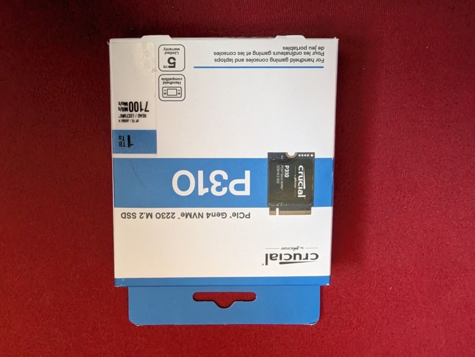 НОВ | Crucial P310 1TB | NVMe SSD диск Gen4 | скорост до 7100 MB/s