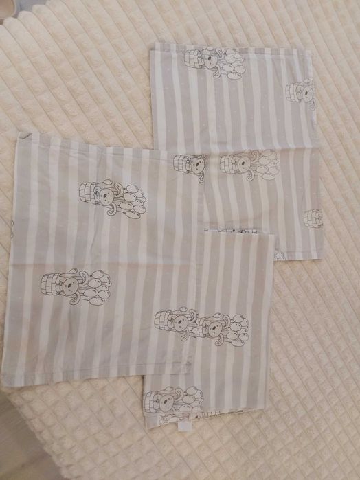 Детско спално бельо за кошара + подарък одеало