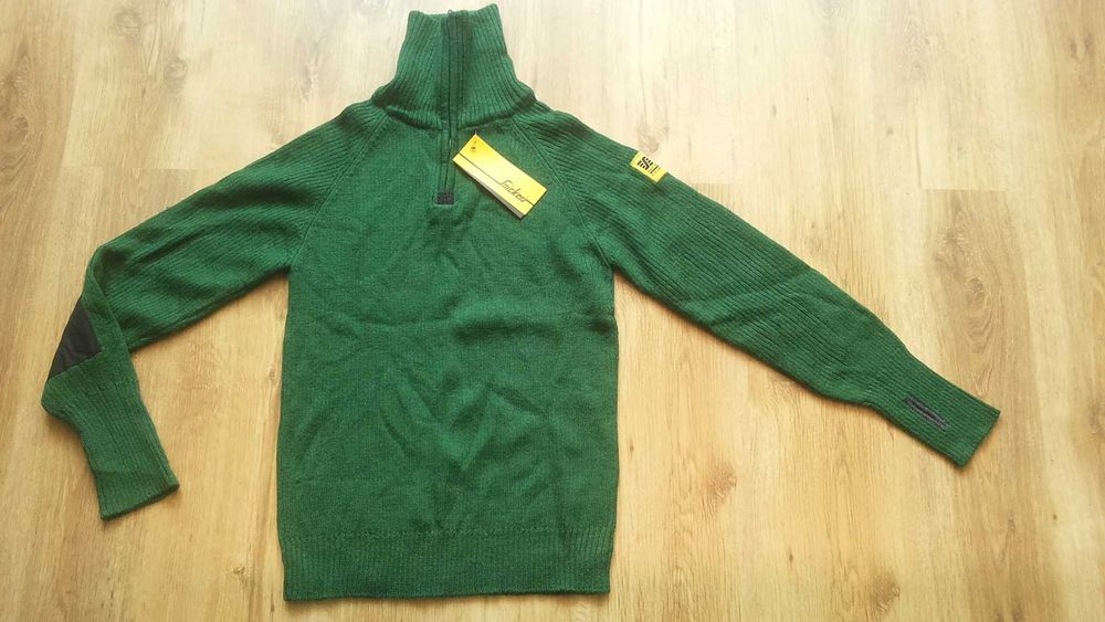 Snickers 2905 1/2 Zip WOOL Sweater размер M пуловер 100% Вълна - 2412